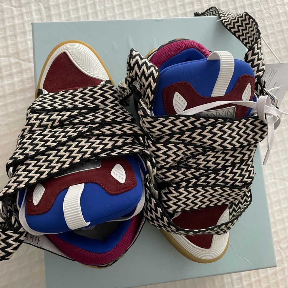 Lanvin curb sneakers authentic